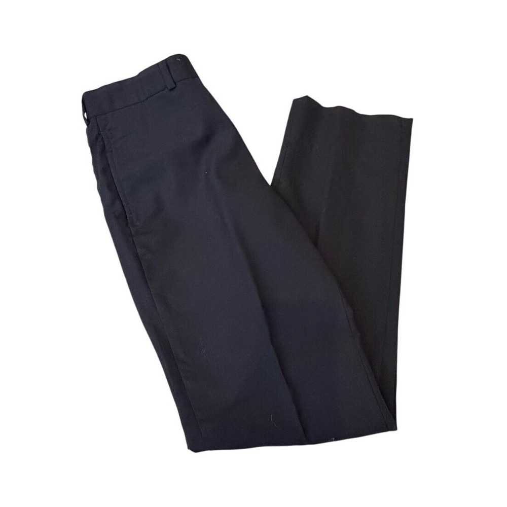 Brooks Brothers Boys Size 12 Black Wool Dress‎ Pants Junior Plain Front